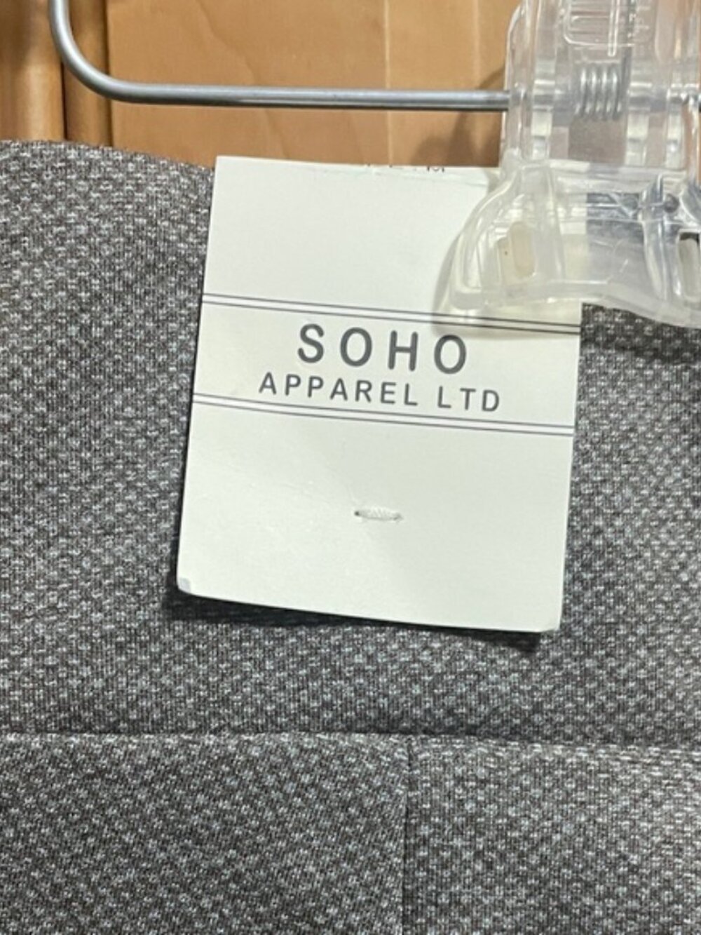 NWT Soho Apparel LTD Pull On Women's Gray Dress Pants Size M - Picture 6 of 8